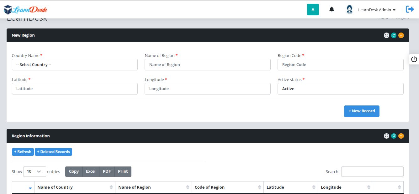 database installation